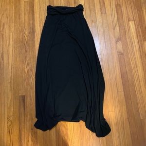 Black midi/maxi skirt